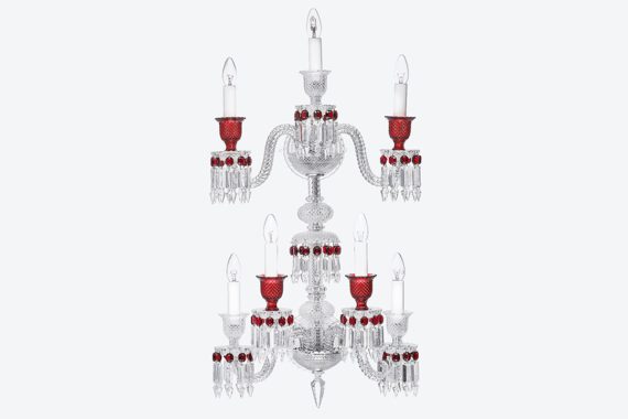 Đèn tường pha lê Pháp Zénith Red Sconce BA2807490