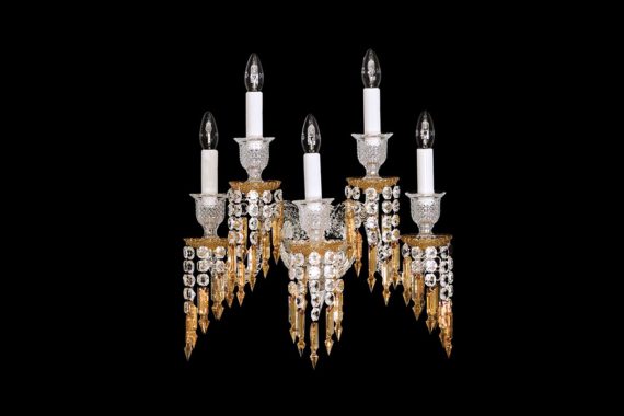 Đèn tường pha lê Pháp Zénith Charleston BA2809509