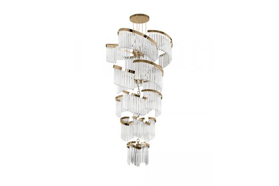 Đèn chùm pha lê Bồ Đào Nha Twist Suspension CA5915