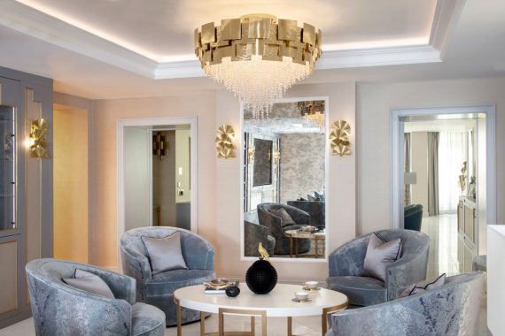 Đèn chùm pha lê Bồ Đào Nha Mondrian Suspension CA9180.80