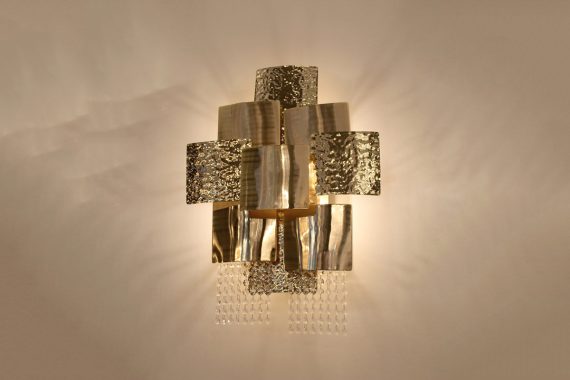 Đèn tường pha lê Bồ Đào Nha Mondrian Wall Light CA9182.6