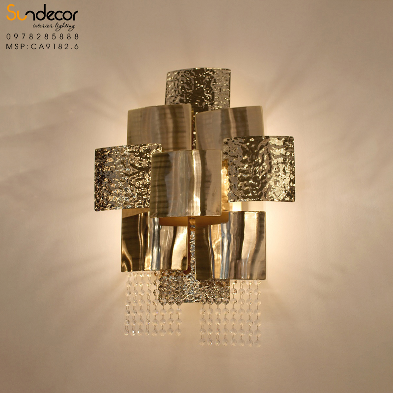 Đèn tường pha lê Bồ Đào Nha Mondrian Wall Light CA9182.6