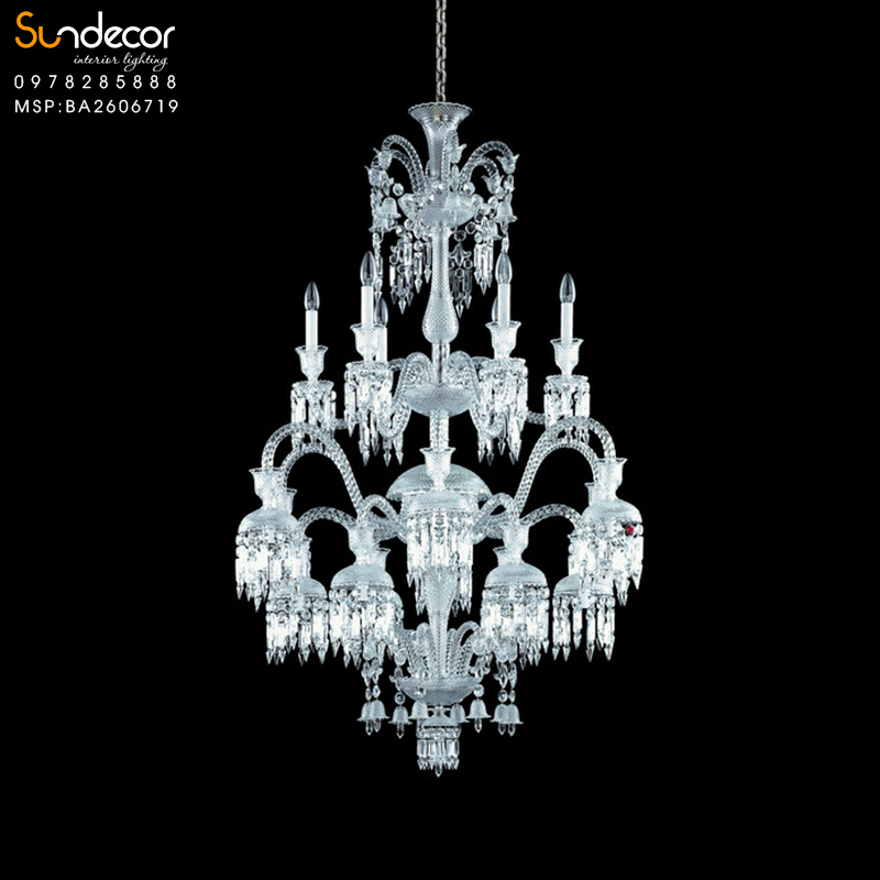 Đ&egrave;n ch&ugrave;m pha l&ecirc; Ph&aacute;p Naiads Solstice Chandelier BA2606719
