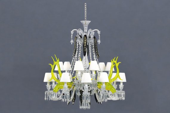 Đèn chùm pha lê Pháp Deers Chandelier BA2805554