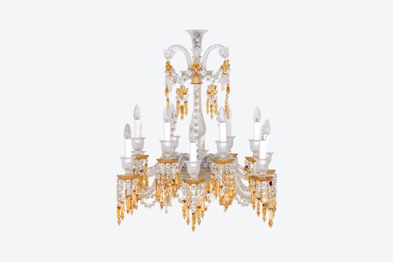 Đèn chùm pha lê Pháp Hathor Chaleston Chandelier BA2809412