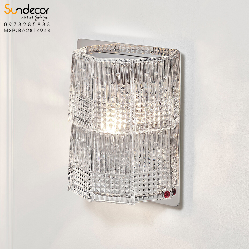Đèn tường pha lê Pháp Tuile Wall BA2814948