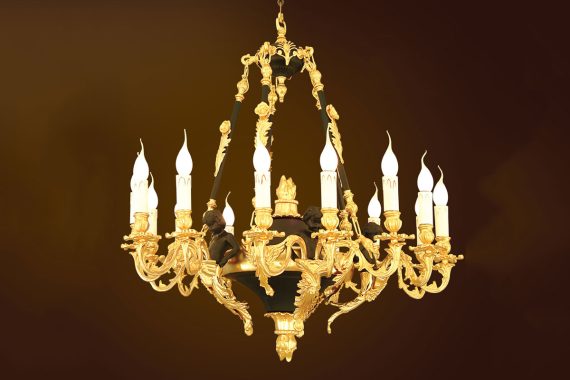 Đèn chùm đồng Iran Tula Luster IR3110-15