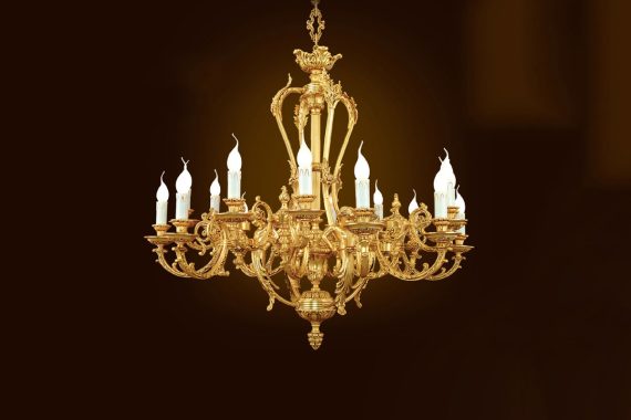 Đèn chùm đồng mạ Fire Luster IR3111-16