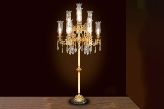 Đèn cây mạ vàng IR3113-10