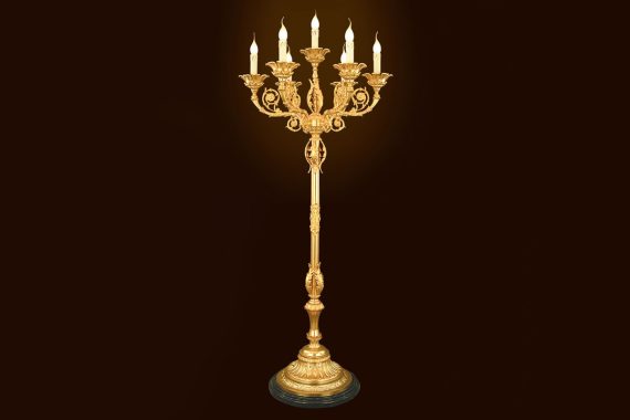 Đèn cây mạ vàng IR3114-61