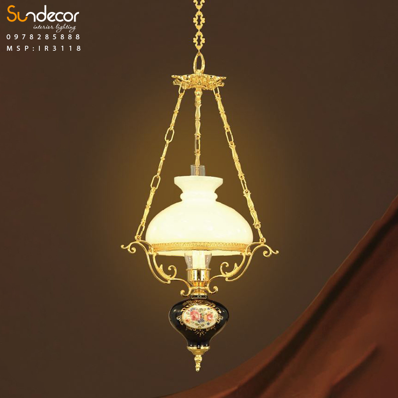 Đèn Thả Mạ Vàng IR3118