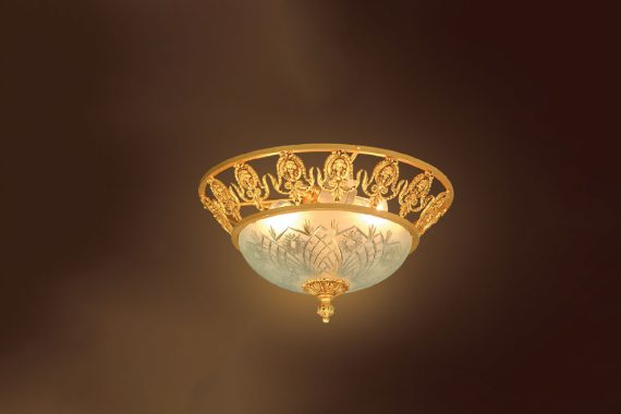 Đèn Ốp Trần Iran Mạ Vàng IR3120-45