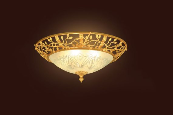 Đèn Ốp Trần Iran Mạ Vàng IR3121-60