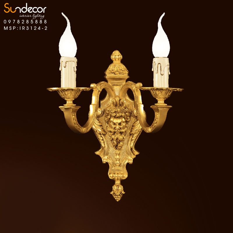Đèn tường Iran mạ vàng IR3124-2
