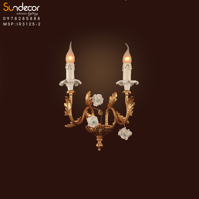 Đèn Tường Iran mạ vàng IR3125-2