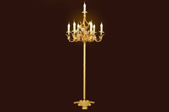 Đèn cây mạ vàng IR3125-61