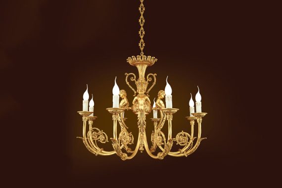 Đèn chùm đồng Iran Mah Luster IR3128-8