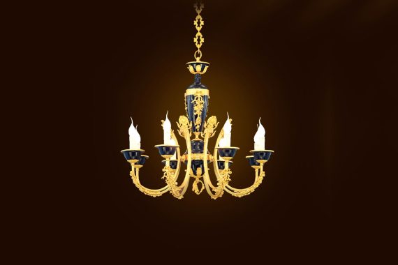 Đèn chùm đồng Iran Shemiz Luster IR3144-8