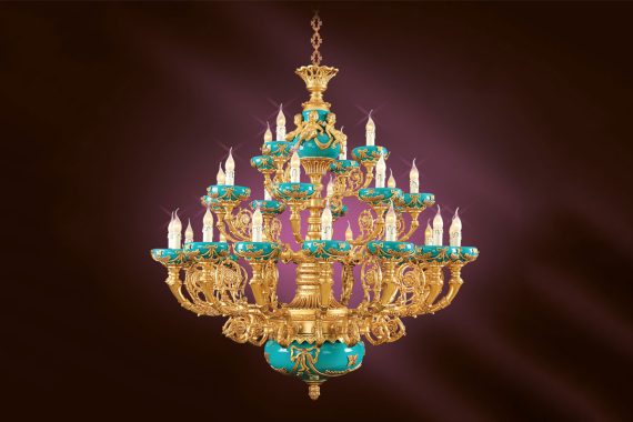 Đèn Chùm Đồng Iran Koushan Luster IR3148-28