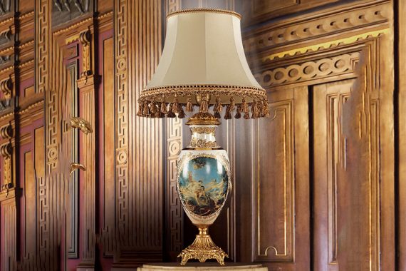 Đèn bàn Iran mạ vàng IR3171-2