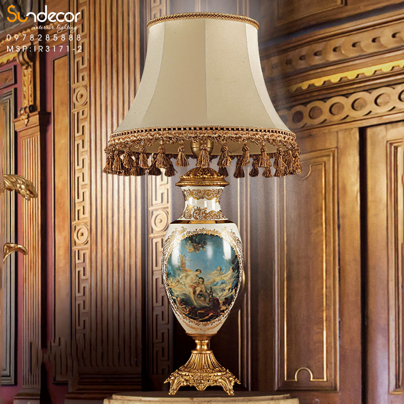 Đèn bàn Iran mạ vàng IR3171-2