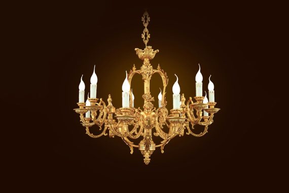 Đèn chùm đồng Iran Negar Luster IR3211-12