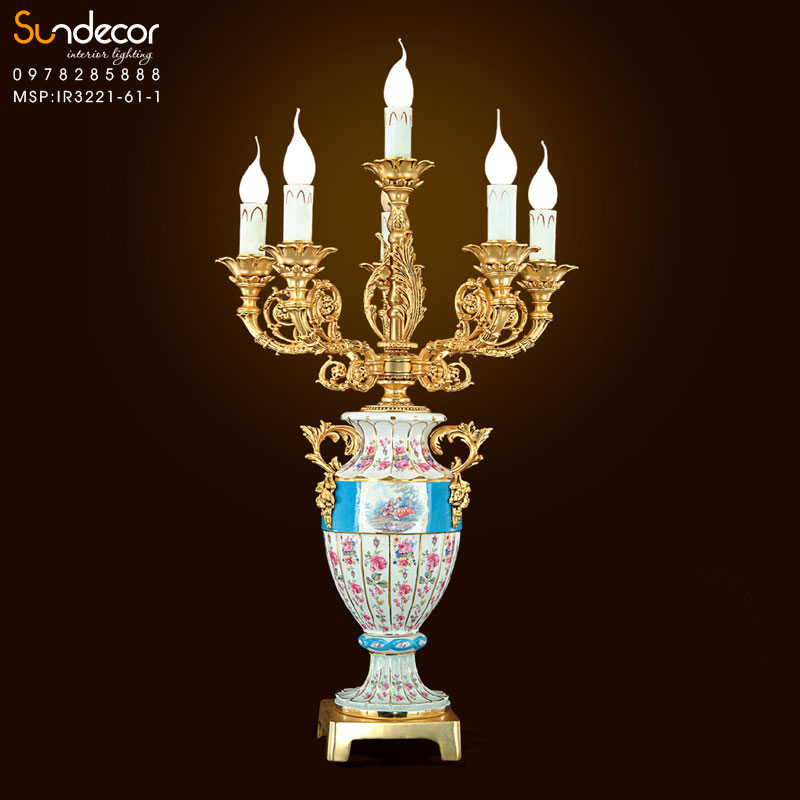 Đ&egrave;n b&agrave;n Iran mạ v&agrave;ng IR3221-61-1