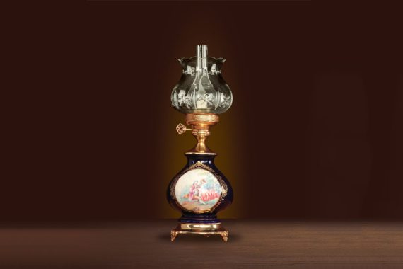 Đèn bàn Iran mạ vàng IR3563-2