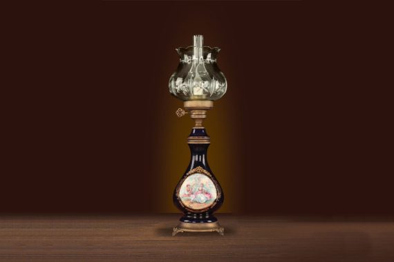 Đèn bàn Iran mạ vàng IR3565-2