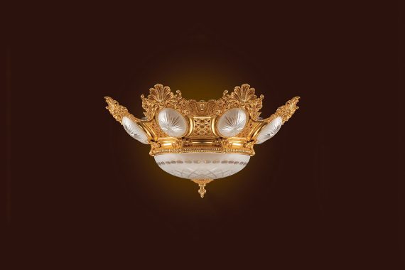 Đèn ốp trần mạ vàng Iran IR4100-70