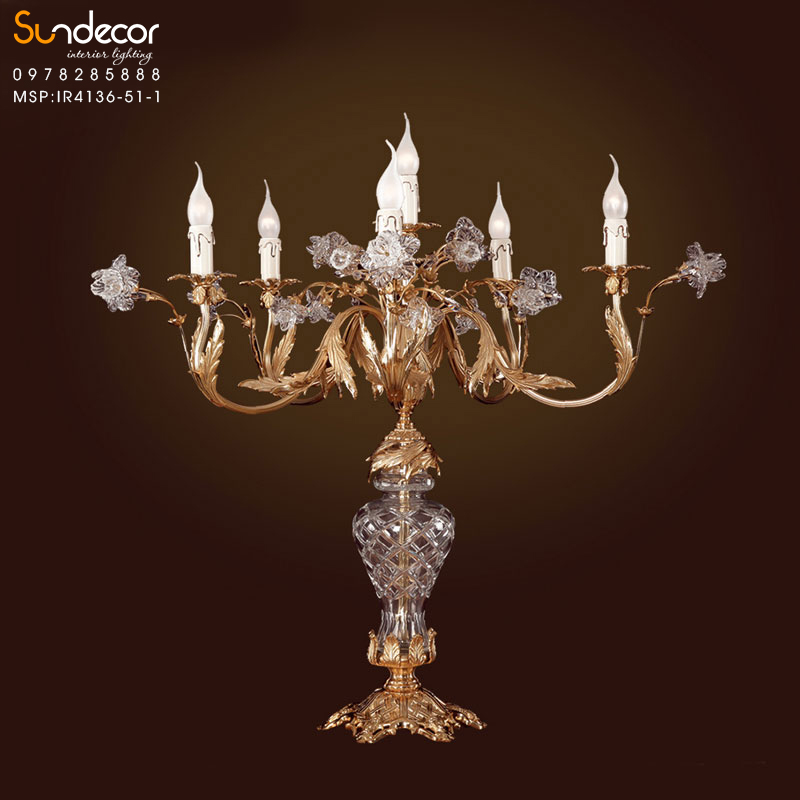 Đèn bàn Iran mạ vàng IR4136-51-1