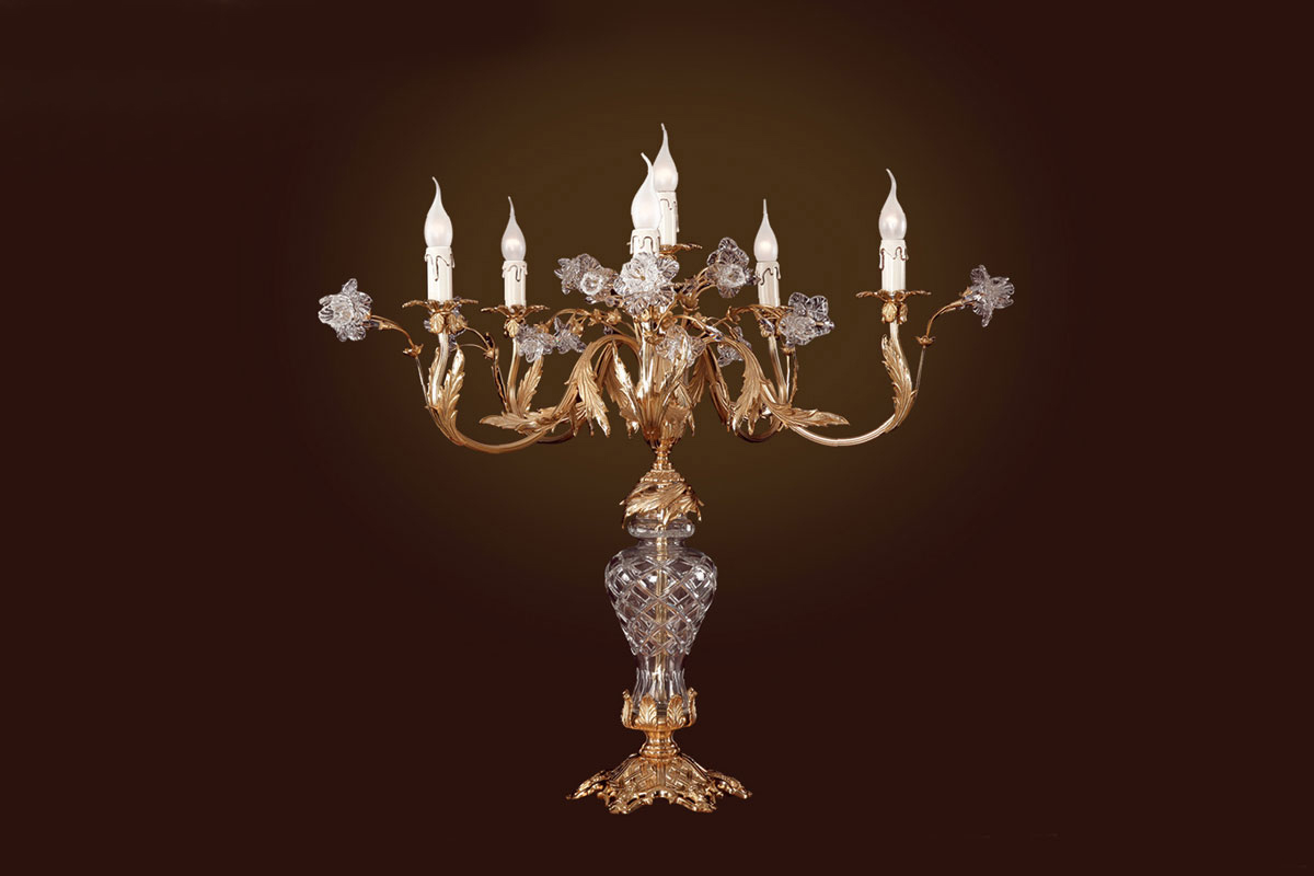 Đèn bàn Iran mạ vàng IR4136-51-1 Đèn bàn Iran mạ vàng IR4136-51-1